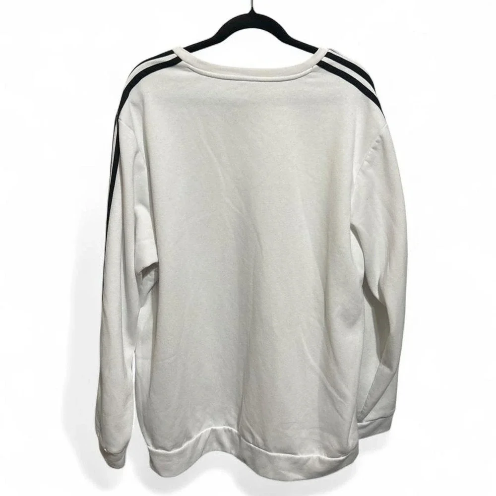 adidas Essentials 3-Stripes Crewneck Sweatshirt - XXL